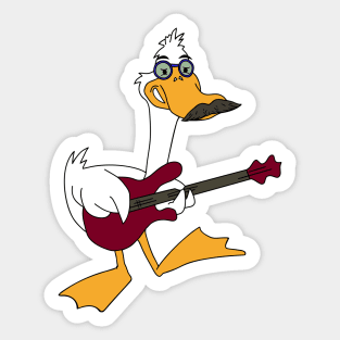 Rockin' Goose Cartoon Sticker